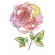 Cross stitch pattern for a phone - Wonderful rose