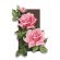 Cross stitch pattern for a phone - Roses 3D