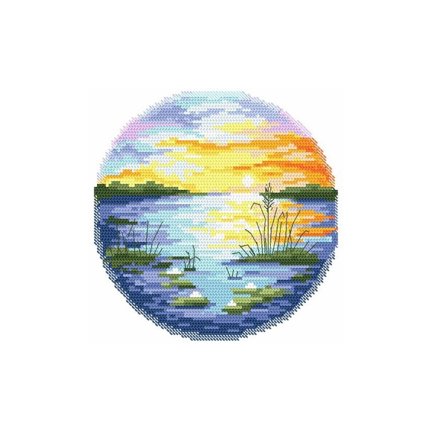 Cross stitch pattern for a phone - Four seasons - summer