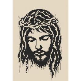 S 8400 Vzor na vyšívání na mobil - Ježíš v trnové koruně