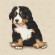Cross stitch pattern for a phone - Sweet doggy