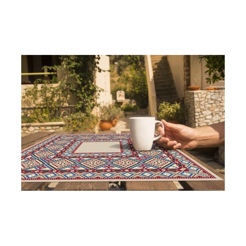 Cross stitch pattern for a phone - Napkin with ethnic motif I
