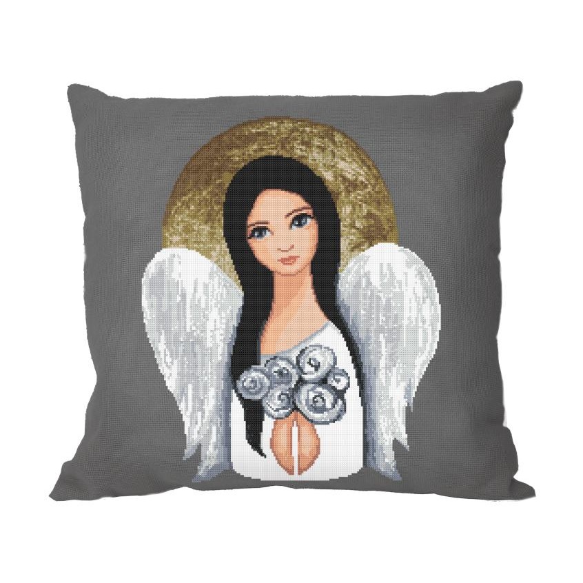 Cross stitch pattern for smartphone - Cushion - Angel of Silent Night