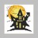 Cross stitch pattern for a phone - Postcard - Ghost house