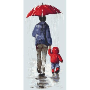 S 10480 Cross stitch pattern for a phone - Father's love