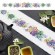 Cross stitch pattern for smartphone - Long table runner with succulents