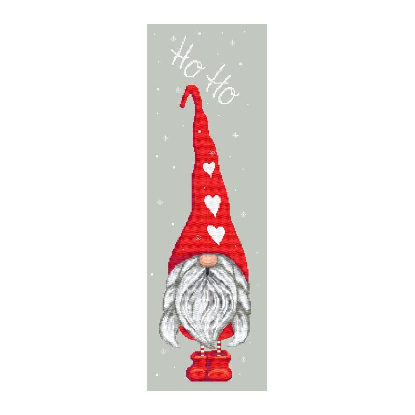 Cross stitch pattern for smartphone - Gnome in love