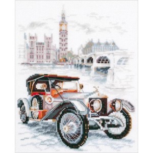 MN 110-025 Cross stitch kit - Retro style. Britain