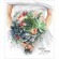 Cross stitch pattern for a phone - Wedding certificate with succulents