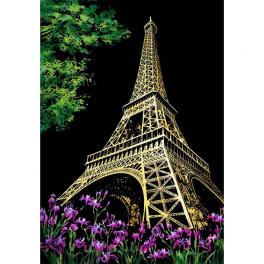 SP 001 Sada pro scratch painting - Eiffelova věž