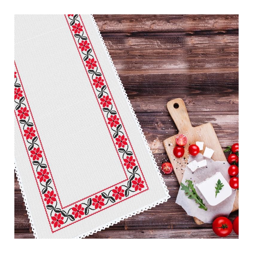 Cross stitch pattern for smartphone - Table runner - Ukrainian cross stitch