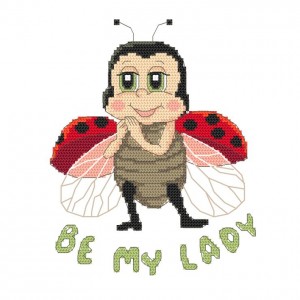 GC 10353 Printed cross stitch pattern - Be my lady