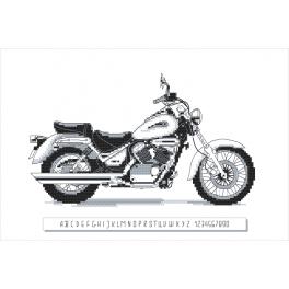 W 10375 Vzor na vyšívání v PDF - Kultovní motocykl II
