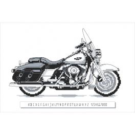 W 10374 Vzor na vyšívání v PDF - Kultovní motocykl I