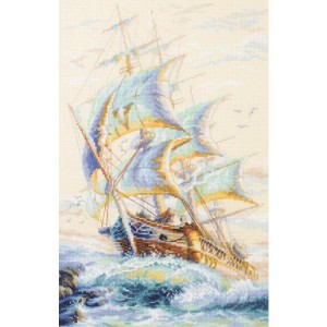 MN 550-757 Cross stitch kit - Wind of luck