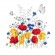 Cross stitch pattern for a phone - Poppy meadow