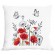 Cross stitch pattern for smartphone - Cushion with purple poppies