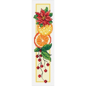 GU 10387 Cross stitch pattern on paper - Christmas bookmark