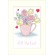 Cross stitch pattern for smartphone - Birthday card - Flowers in a cup