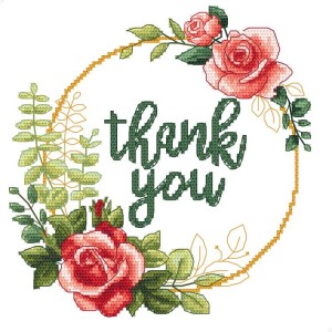 Z 10730 Cross stitch kit - Thank you