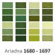 956A G11 Mulinka ARIADNA 1680 - 1697 - vyberte barvu