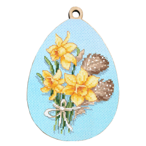 Z 10809 Cross stitch kit - Egg with daffodils