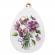 Cross stitch pattern for smartphone - Egg with pansies