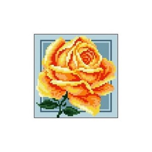 K 559 Tapestry canvas - Yellow rose