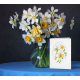 ZSU 10823 Cross stitch kit - Card with daffodils