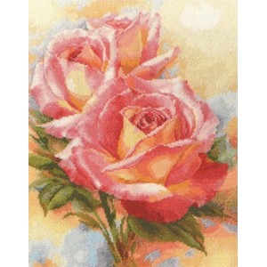 ALI 2-31 Cross stitch kit - Pink dreams