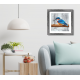 K 10768 Tapestry canvas - Kingfisher before flying