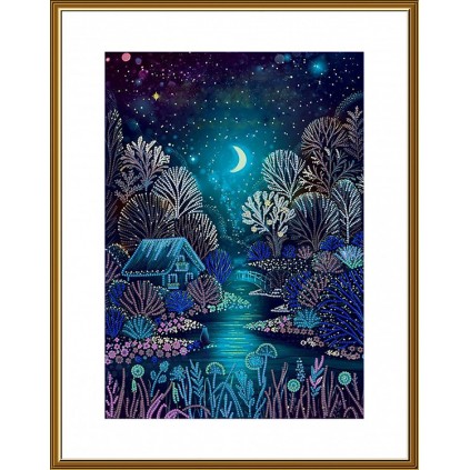 NDK 3364 Kit with beads - Starry night