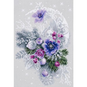 MN 200-242 Cross stitch kit - Frosty evening