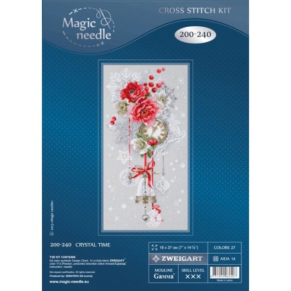 MN 200-240 Cross stitch kit - Crystal time