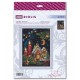 RIO 2165 Cross stitch kit with yarn - Gingerbread tale