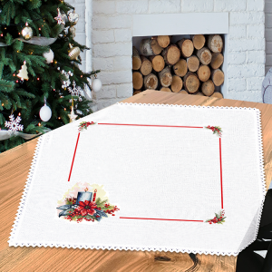 ZU 10547 Cross stitch kit - Christmas tablecloth