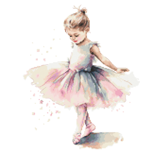 Z 10851 Cross stitch kit - Little ballerina I