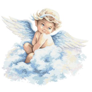 GC 10549 Cross stitch pattern on paper - Sweet little angel