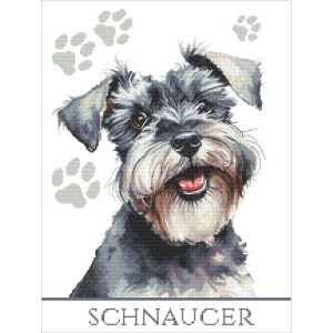 W 10862 Cross stitch pattern PDF - Dog - Schnaucer