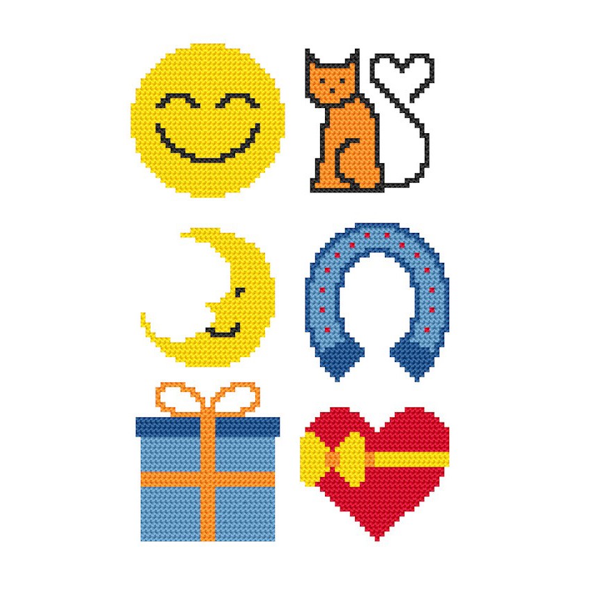 Cross stitch pattern for a phone - Patterns for begginers - Pictures II