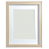 Wooden frame with white border 21x27 cm