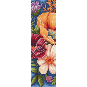 GC 11002 Cross stitch pattern on paper - Amazing flowers III