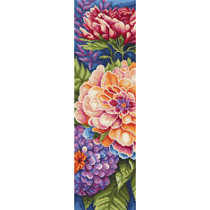 GC 11001 Cross stitch pattern on paper - Amazing flowers II