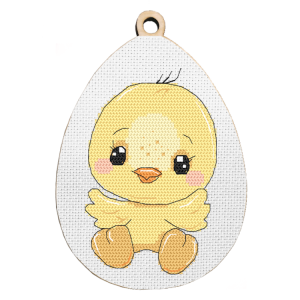 S 10873 Cross stitch pattern for a phone - Egg with a chick