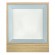 Wooden frame 11,5x13,5 cm standing blue