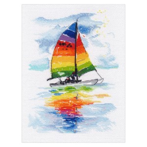 OV 1543 Cross stitch kit - Catamaran