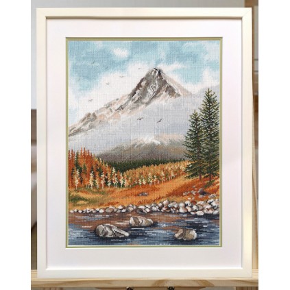 OV 1514 Cross stitch kit - Autumn in the mountains