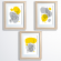 Cross stitch pattern for a phone - Sunny leaves - triptych