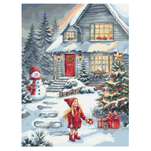 S 10922 Cross stitch pattern for a phone - Magic of Christmas