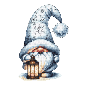 GC 11051 Cross stitch pattern on paper - Snow gnome